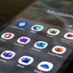 Microsoft 365 op een digitaal scherm.