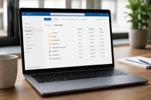 Digitale werkplek met AI-ondersteuning.